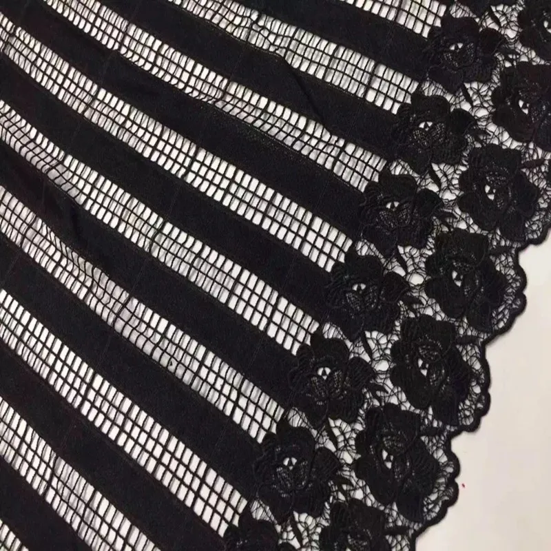 

water soluble african lace fabric 2018 high quality lace for nigerian african guipure cord lace fabric embroidered fabric 33