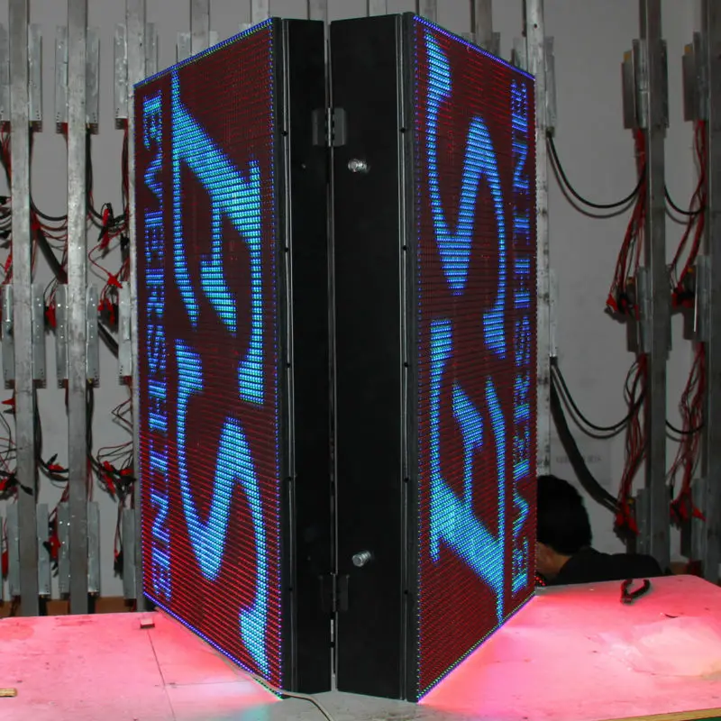 Двухсторонний/двухсторонний уличный водонепроницаемый светодиодный дисплей