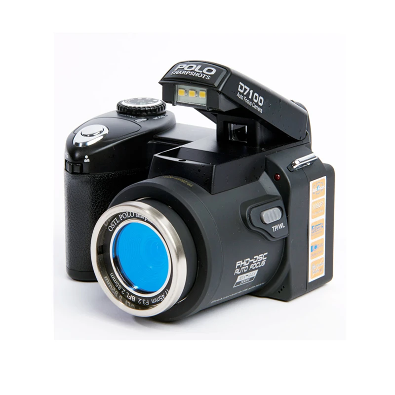 D7100 Цифровая Камера 13MP Поддержка 33MP Full HD Автофокус с 24x Оптический Зум