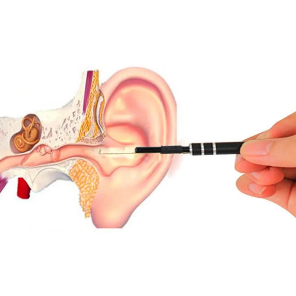 2 In 1 Multifunctional USB Ear Cleaning Tool HD Visual Spoon Earpick With Mini Camera Care Tools | Красота и здоровье