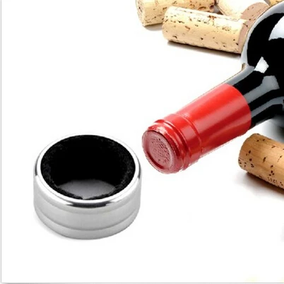 

Portable 4CM Pratical Bottle Liquid Pour Stop Drop Tools Stainless Steel Wine Bottle Collar Drop Proof Stop Ring