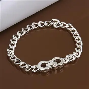 Фото Wholesale Fashion Jewelry High Quality 925 Sterling Silver Charms Bracelet YB22 | Украшения и аксессуары
