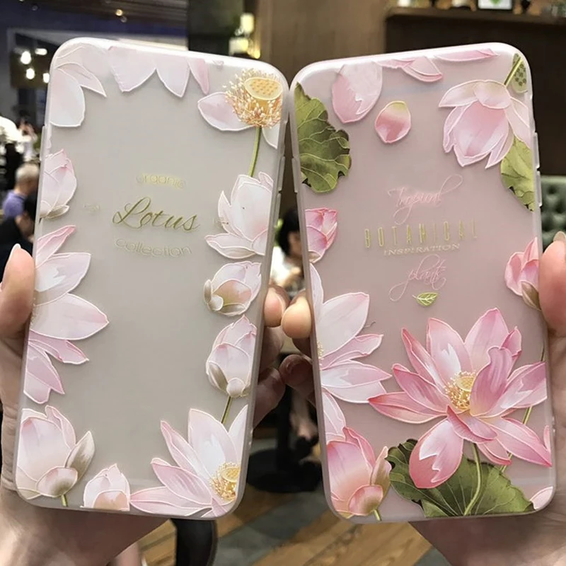 KaiNuEn Роскошные 3d цветок ТПУ телефон назад копировать capinha coque чехол для Iphone 6 6S s Apple