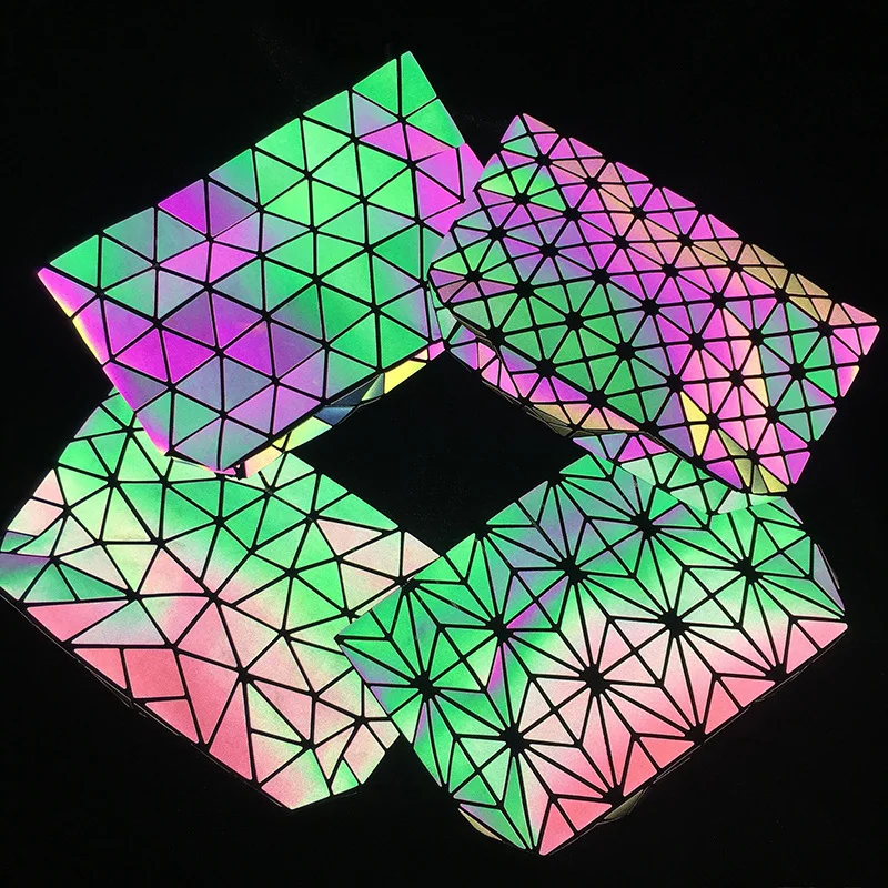 DISCOUNTS Luminous bag Women Geometric handbag female luxury clutch chain shoulder geometry Free Shipping | Багаж и сумки