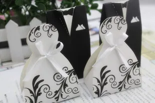 Бесплатная доставка коробка для свадебных подарков 1000 пар = 2000 шт./лот Подарочная