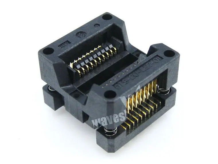 SOP20 SO20 SOIC20 OTS 20 1.27 01 Enplas IC тестовый и сгорающий адаптер программиста 5 4 мм ширина 1 27