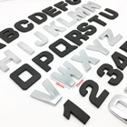 Антиния стайлинга автомобилей 25 мм 3D хромированный металл DIY буквы Цифровой алфавит эмблема наклейки на автомобиль логотип автомобили аксессуары для автомобиля
