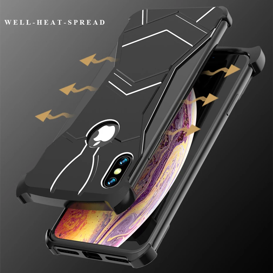 R-Just Magnetic Phone Case For iPhone Xs Max XR Ultra-Thin Magnet Metal Bumper Back Cover X 7 8 Plus Coque |