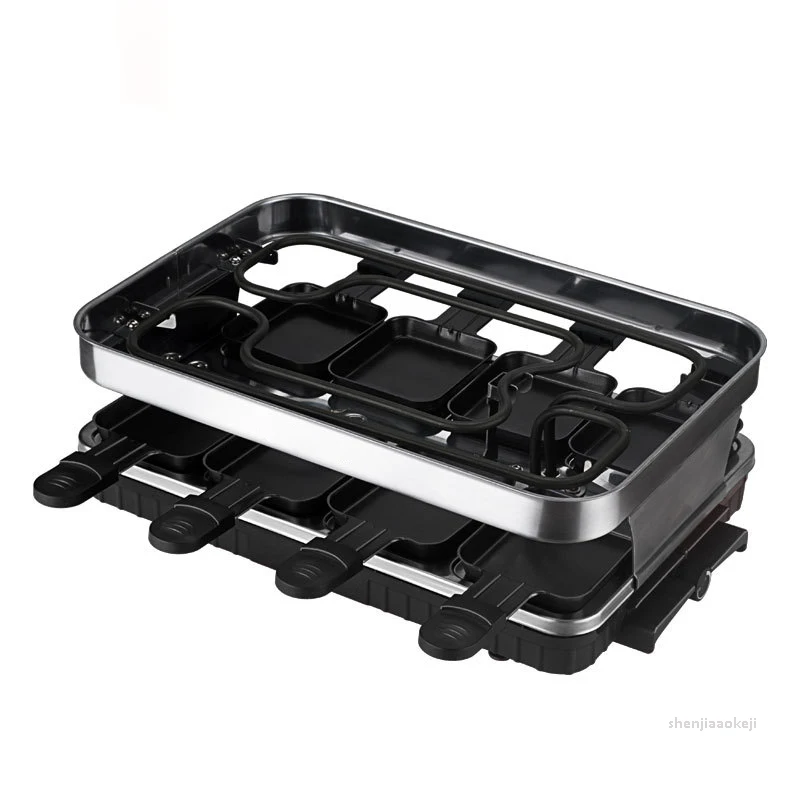 Купить Бездымный Электрический гриль, домашняя антипригарная противень для домашнего барбекю, духовка для барбекю, вкусная еда, «сделай сам», сков...