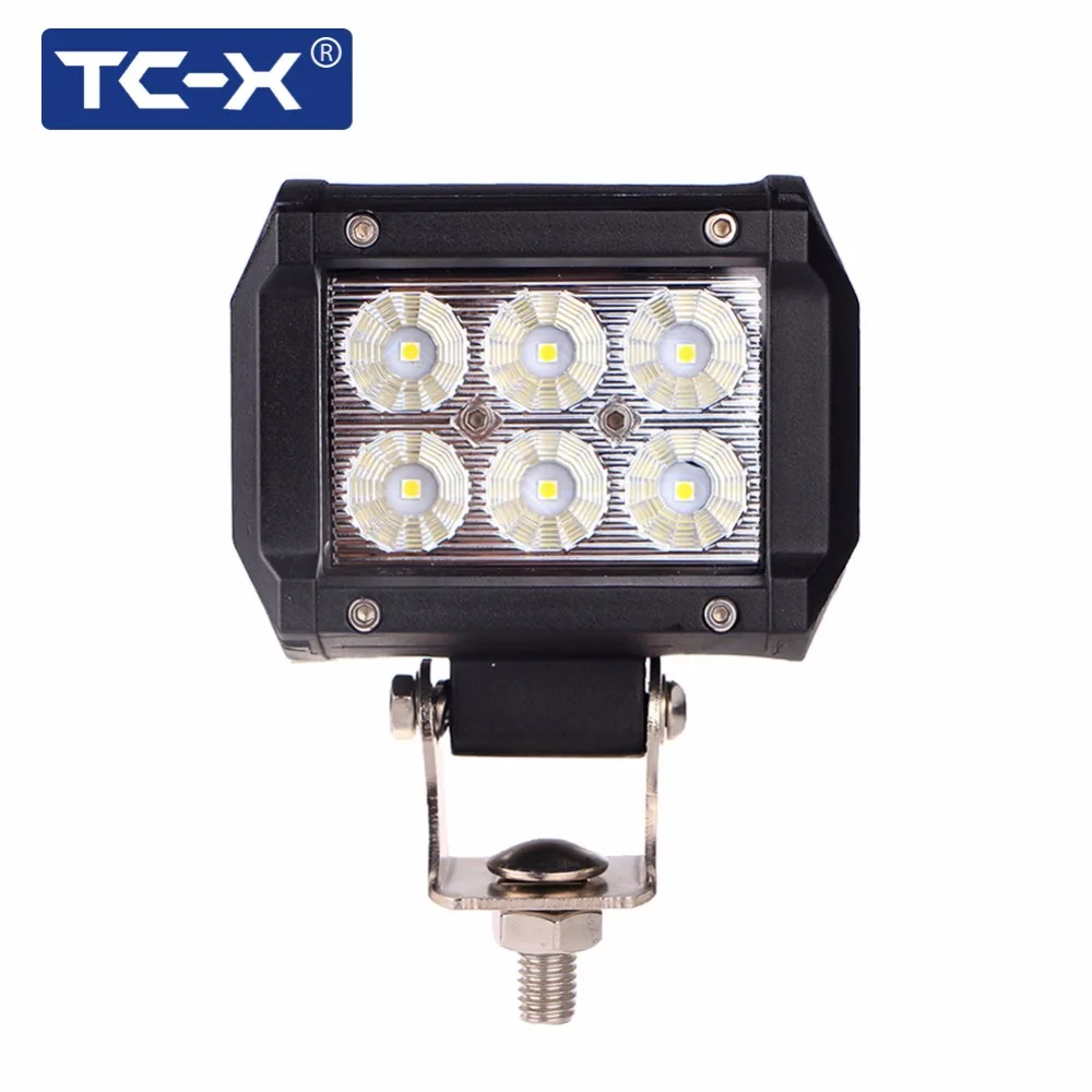TC X 4 дюймов 18 Вт свет бар светодиодные работы Дальнего для мотоцикл трактор Лодка