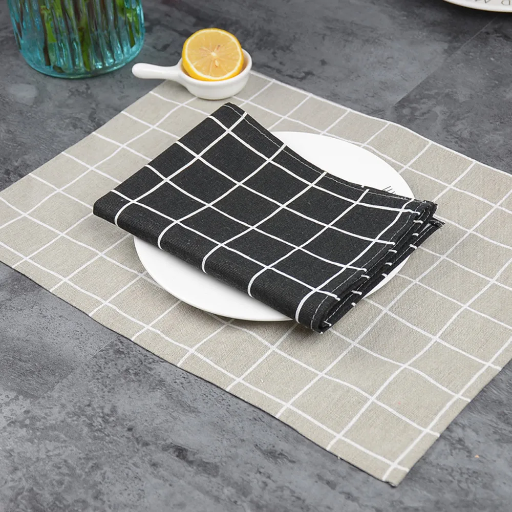 Лидер продаж простые классические высококачественные клетчатые салфетки 1 шт.