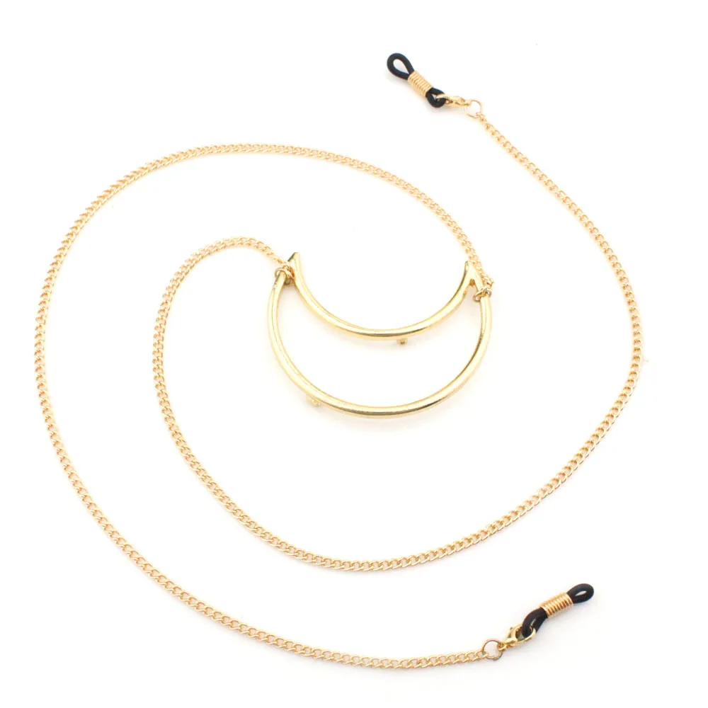 Женская мода Новинка Луна из бисера очки солнцезащитные цепочка для очков чтения