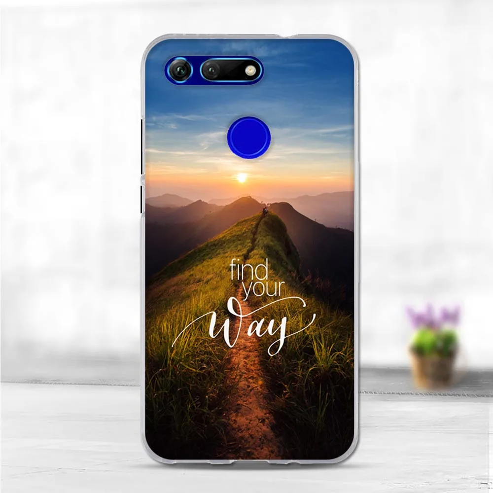 47 Чехол для Honor V20, чехол для huawei Honor View 20, мягкий силиконовый чехол, TPU, задняя крышка для huawei Honor V20, защитный чехол для телефона, Funda - Цвет: 47