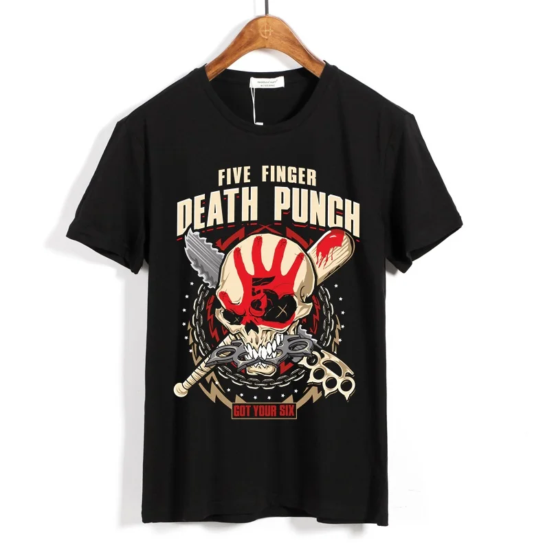 19 дизайнов уличная Harajuku Five Finger Death Punch ropa mujer рок рубашка 5FDP Hardrock тяжелый металл панк череп camisetas - Цвет: 15