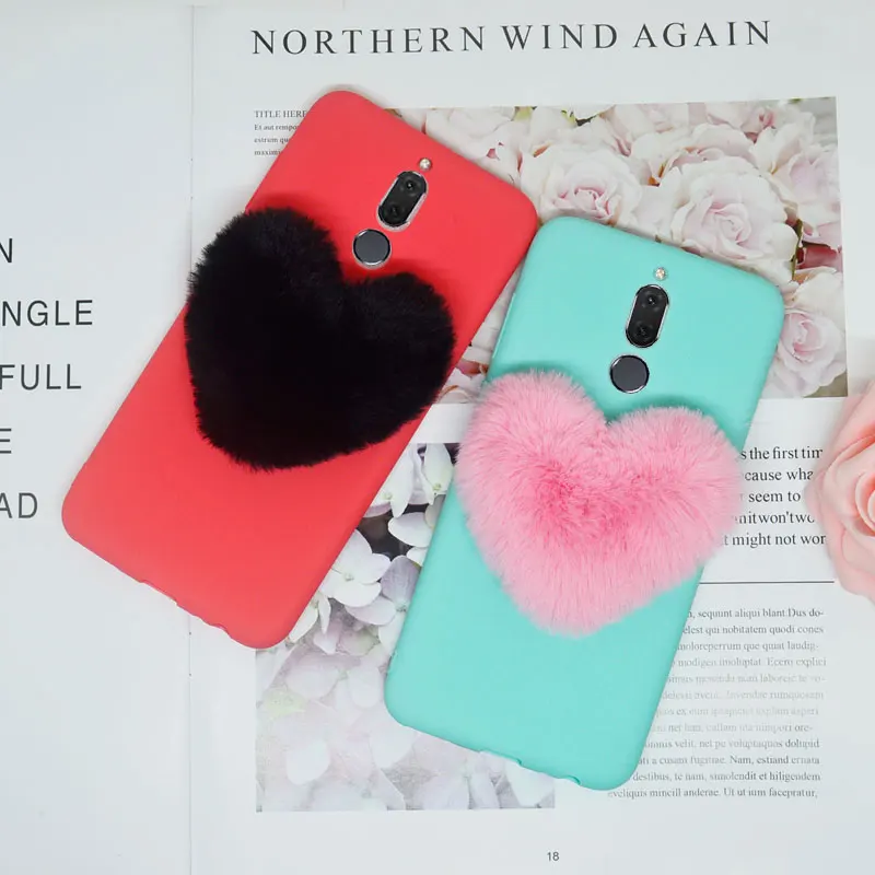 Милый плюшевый мягкий чехол 3D Love для Samsung Galaxy Note 9/8 S9/S8 Plus S7/S6 edge J3/J5/J7/A3/A5/A7/2017 A6 A8 2018