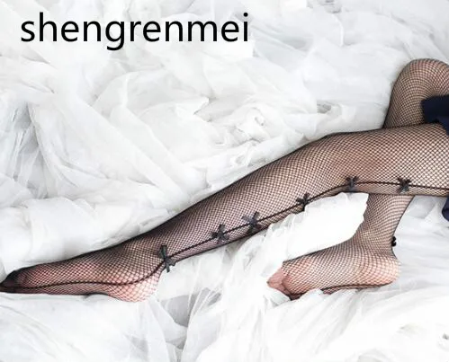Shengrenmei 2019 колготки в сеточку женские с задним швом чулки Женская юбка|Колготки| |