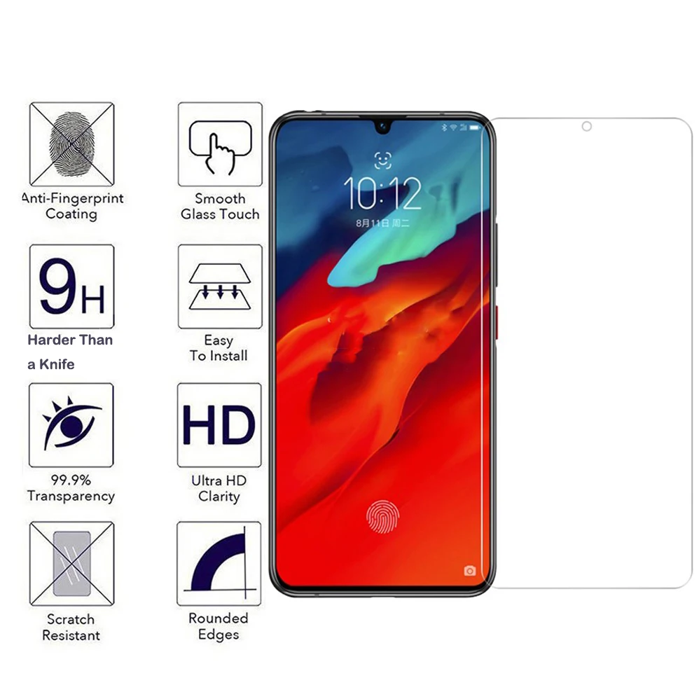 Прозрачное закаленное стекло для Lenovo Z6 Pro защитная пленка 9H защита экрана