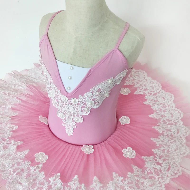

Ballet Tutu Dresses Adults Professional Gymnastics Leotard Swan Lake Dance Clothes For Girls Pancake Children Ballerina Dress