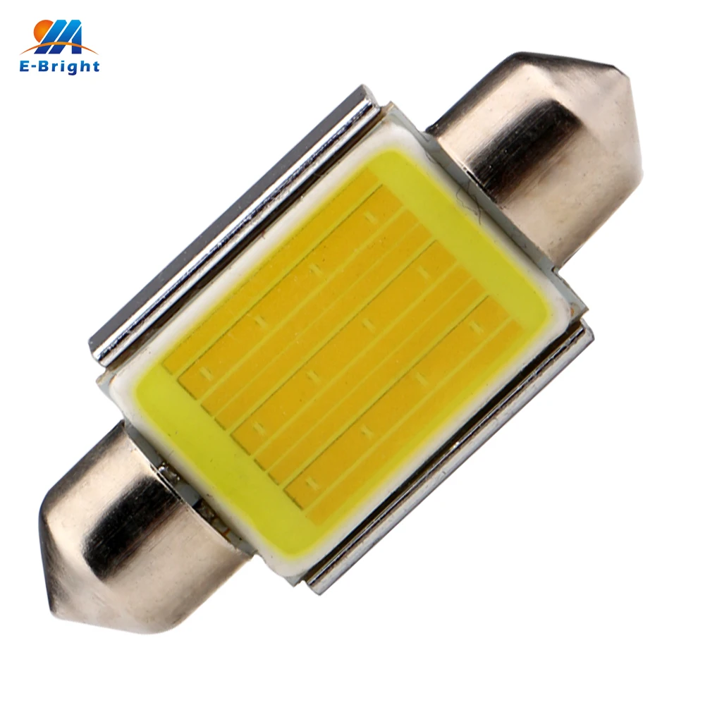 YM E Bright 100 шт. 36 мм C5W Led CAN шина COB 12 SMD безошибочные фестоны лампы для чтения