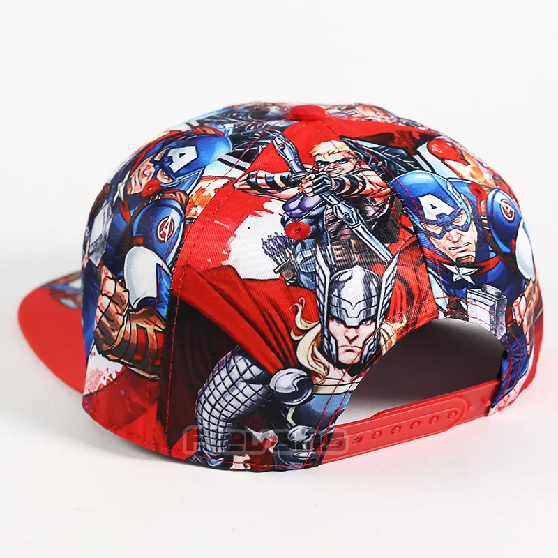 Marvel Мстители печати бейсболка шапка-бейсболка Bboy шапки хип-хоп для мужчин мальчиков