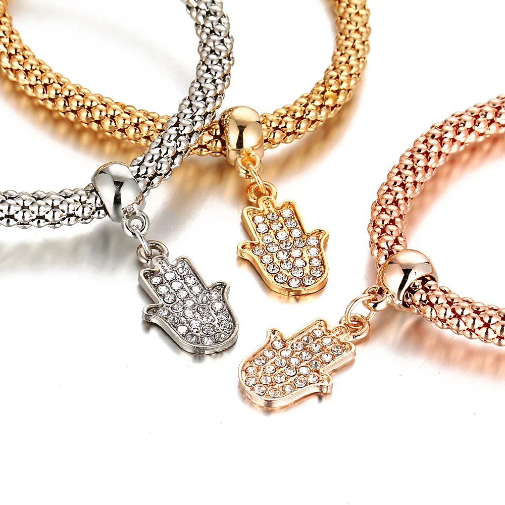 Если мне Модные браслеты Винтаж Hasma Подвески Браслеты Мода Для женщин изделия из