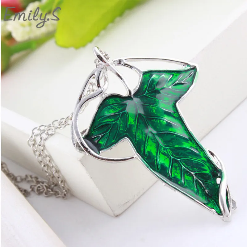 Hot Movie Film Pendant Necklaces The Lord Of Elven Leaf Arwen Evenstar Amphibious Christmas Gift 234 | Украшения и аксессуары