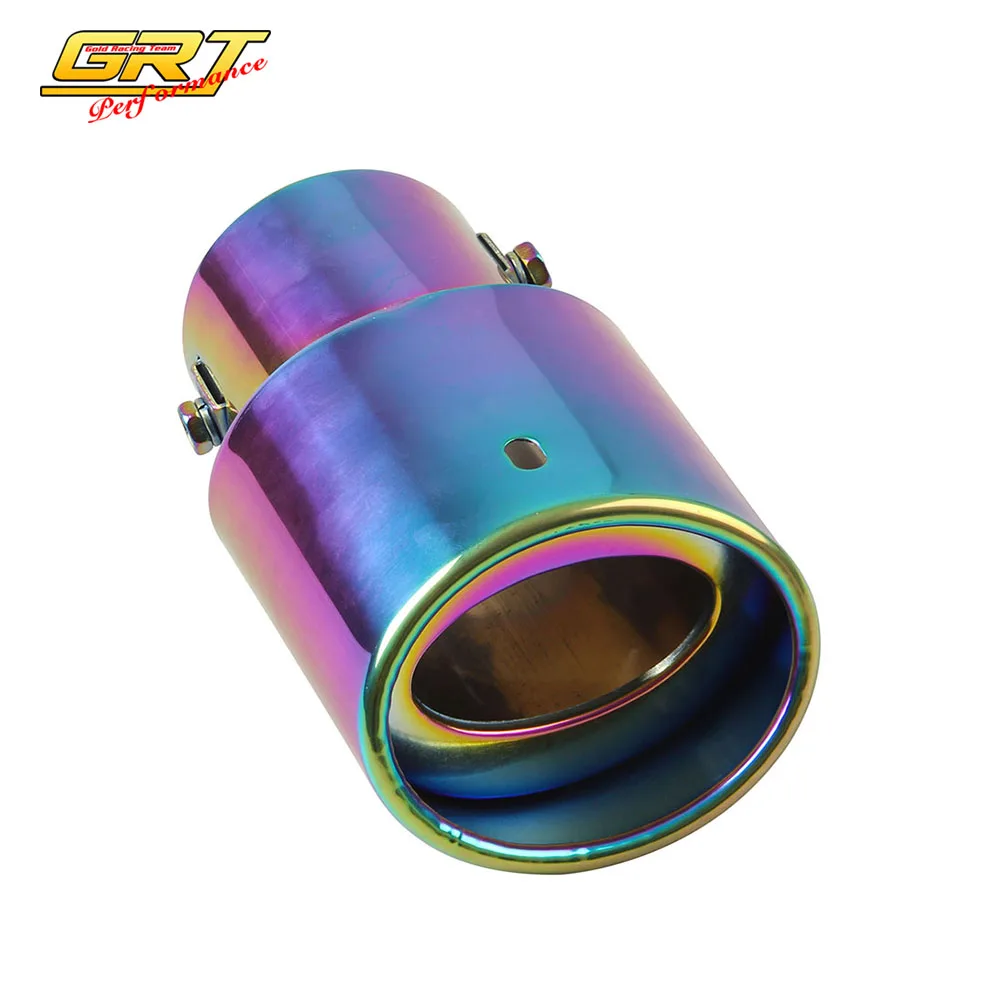 2 5 &quotдюймов из нержавеющей стали автомобильный глушитель наконечник трубы