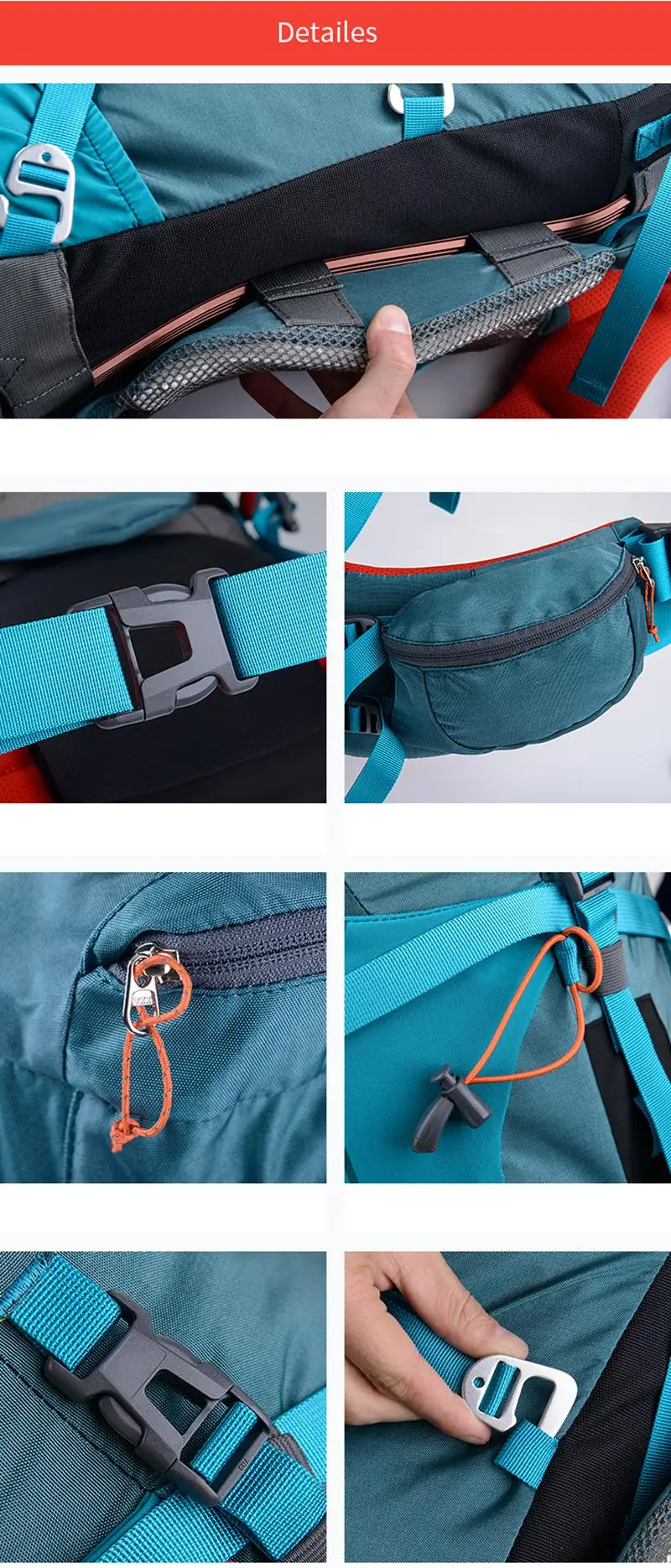 Naturehike 55L 65L Рюкзак Профессиональная походная сумка с подвеской система NH16Y065-Q