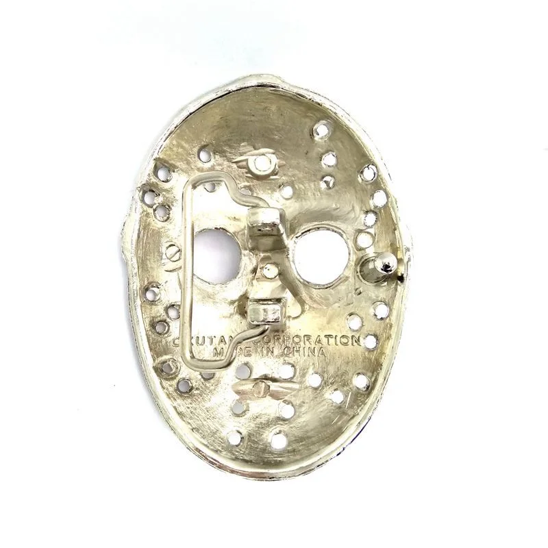 Мужские аксессуары для ремня DIY 3D Cool Friday The 13th Jason Voorhees серебристые металлические