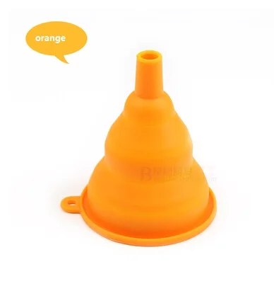 Силиконовый масляный фильтр кухонный инструмент складные воронки для пищевых