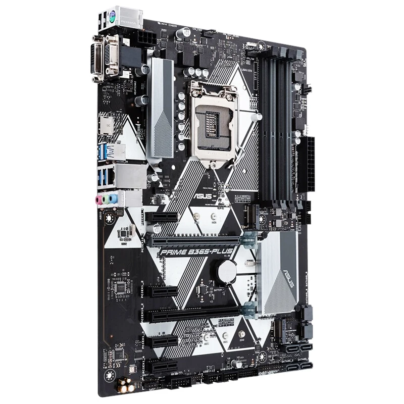 Материнская плата Asus PRIME B365-PLUS DDR4 HDMI DVI M.2 Intel B365 LGA 1151 Socket ATX Gigabit LAN и USB 3,1