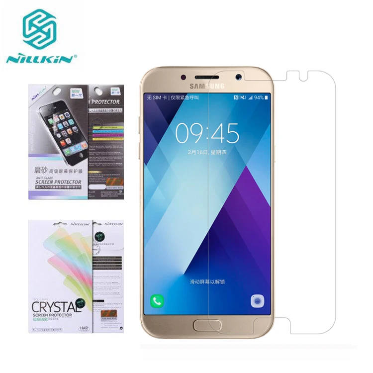Защитная пленка Nillkin для samsung Galaxy A5, прозрачная/матовая пластиковая защитная пленка для samsung A5