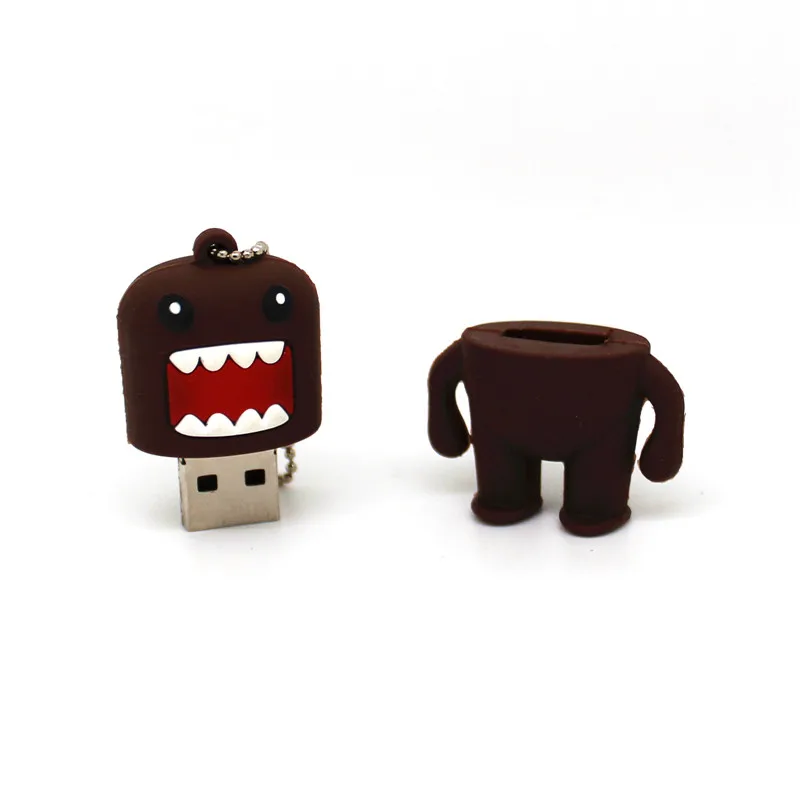Мультипликационный японский Domo Kun U Disk Girl милая большая кукла насекомое