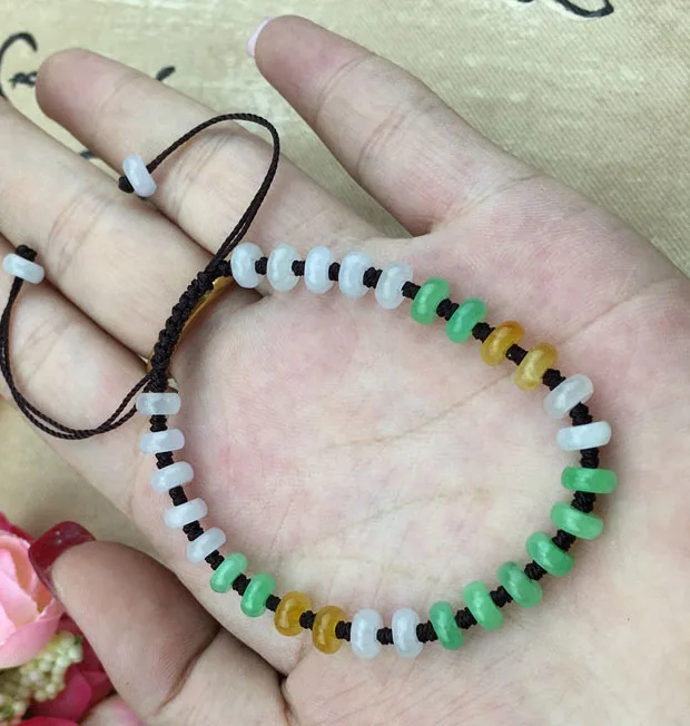 Натуральный бирманский A-материал ледяные бусины из японского льда abacus