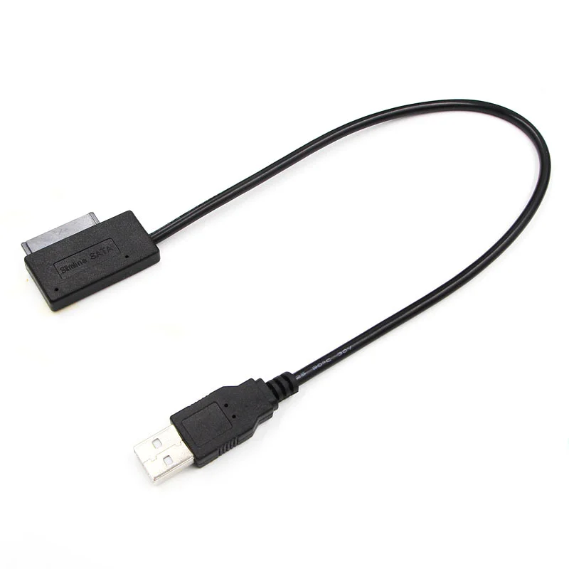 USB 2 0 к Mini Sata II 7 + 6 13 контактный адаптер конвертер кабель для ноутбука DVD/CD ROM Slimline