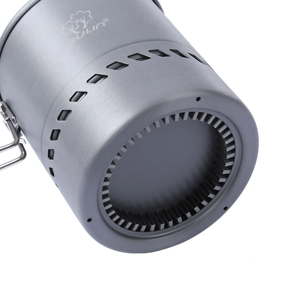 Булин портативный алюминиевый открытый горшок Сковорода кухонная посуда