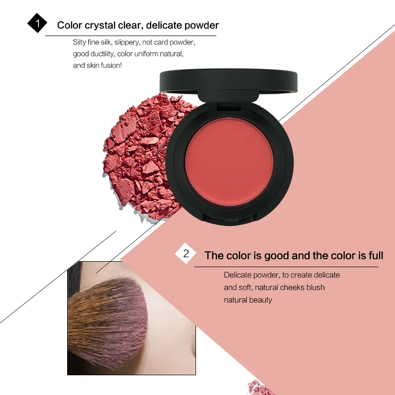 Charming Makeup Blusher Palette Long Lasting 3 Colors Minerals Powder Retro Face Base Blush Bronzers Contouring Make Up Beauty | Красота и