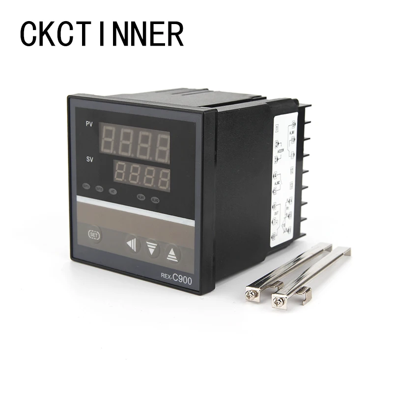 1 шт. REX-C100 PID интеллектуальный регулятор температуры REX-C100-C400-C700-C900 термостат SSR релейный выход - Цвет: REX-C900  RELAY