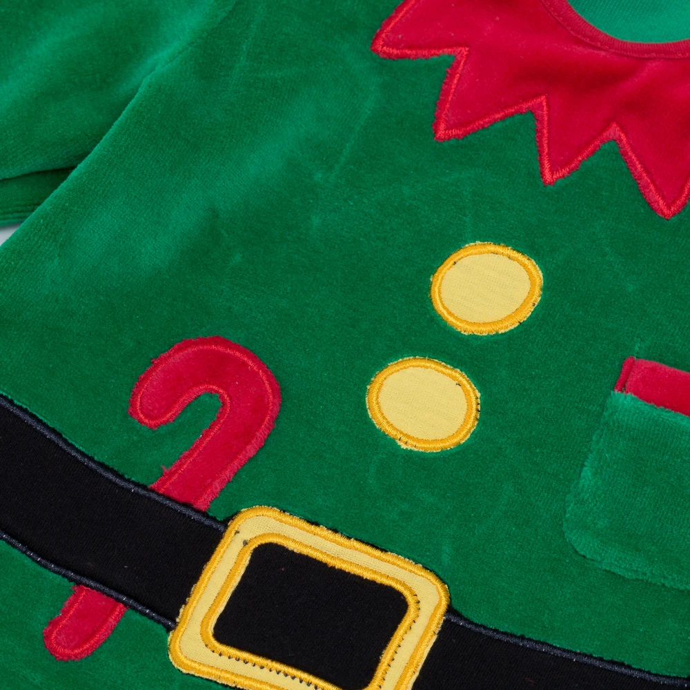 Рождественские боди 2019 новые детские Санта Клаус комбинезоны шляпа с длинными