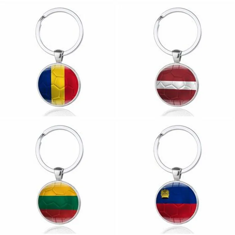 1 х Автомобильный брелок для ключей в стиле футбольного Кубка Испании Италии