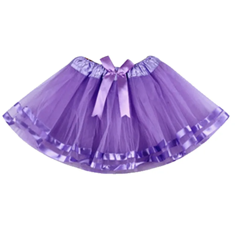 Skirt 8D Многослойные радужные юбки-пачки для маленьких девочек, с Бандана с единорогом, бальное платье для маленьких девочек, балетное платье для маленьких девочек с единорогом на день рождения - Цвет: Skirt 8D