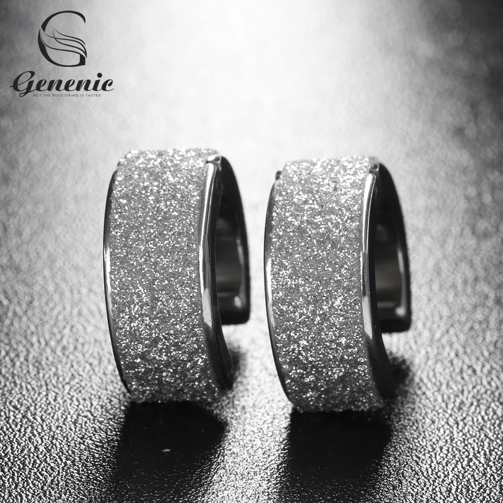 Серьги кольца из титановой стали для мужчин и женщин маленькие круглые украшения