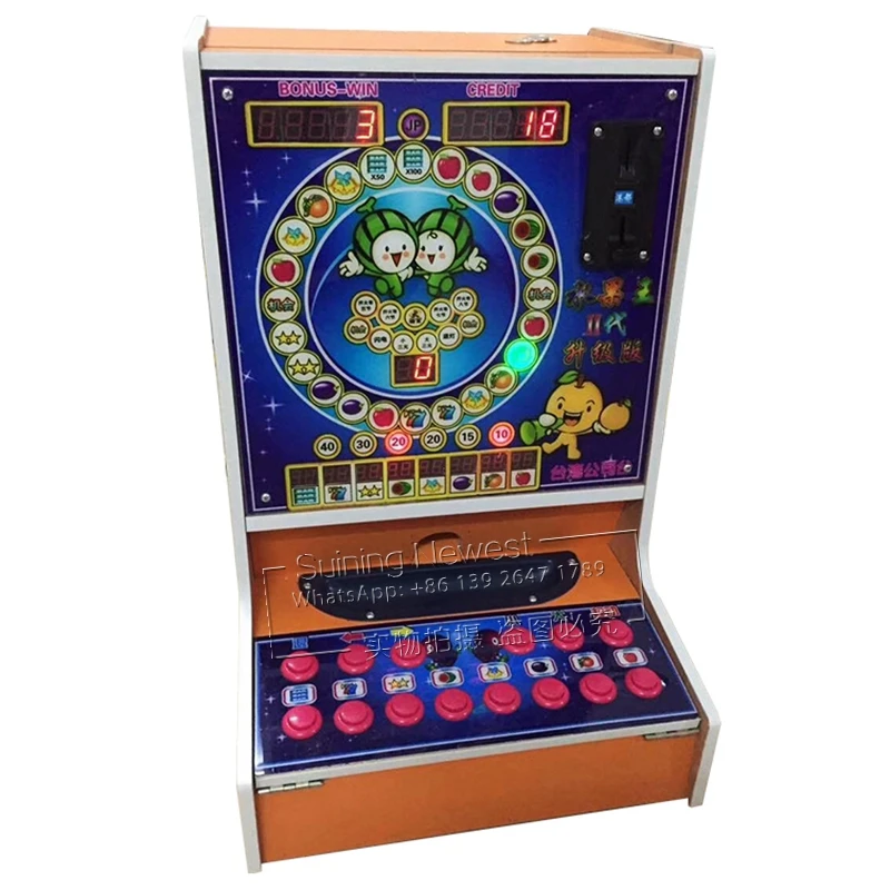 

China Factory Price Cheap Tabletop Fruit Casino Games Gambling Jackpot Bonus Games Round Circle Roulette Slot Machine