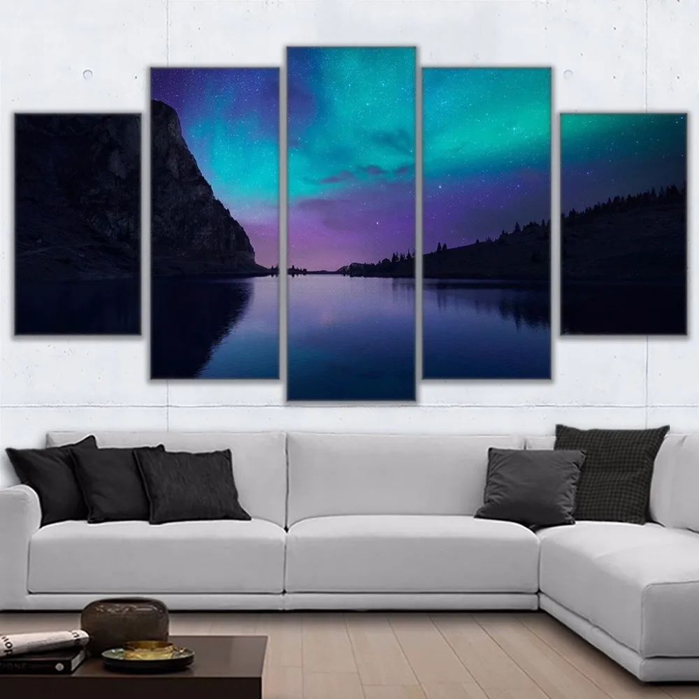 5 шт. настенные картины рамки для украшения дома|canvas picture|wall artreflection painting |