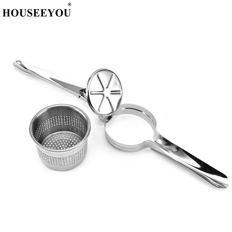 Пресс соковыжималка HOUSEEYOU из нержавеющей стали для картофеля пюре фруктов