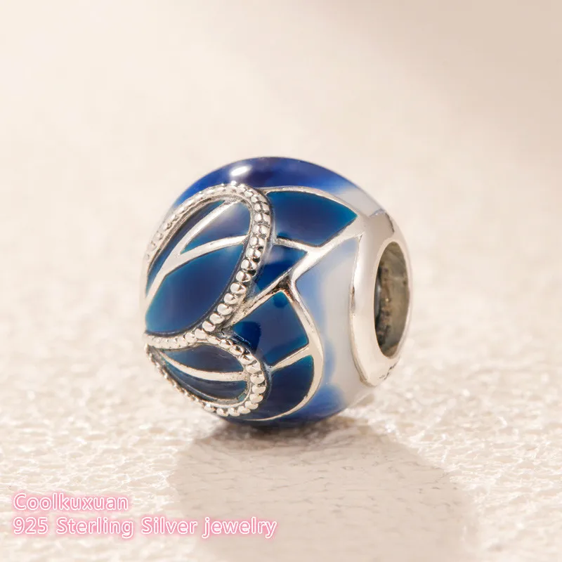 Бусина-Шарм из серебра 100% пробы для браслетов Пандоры весна 925 | Украшения и