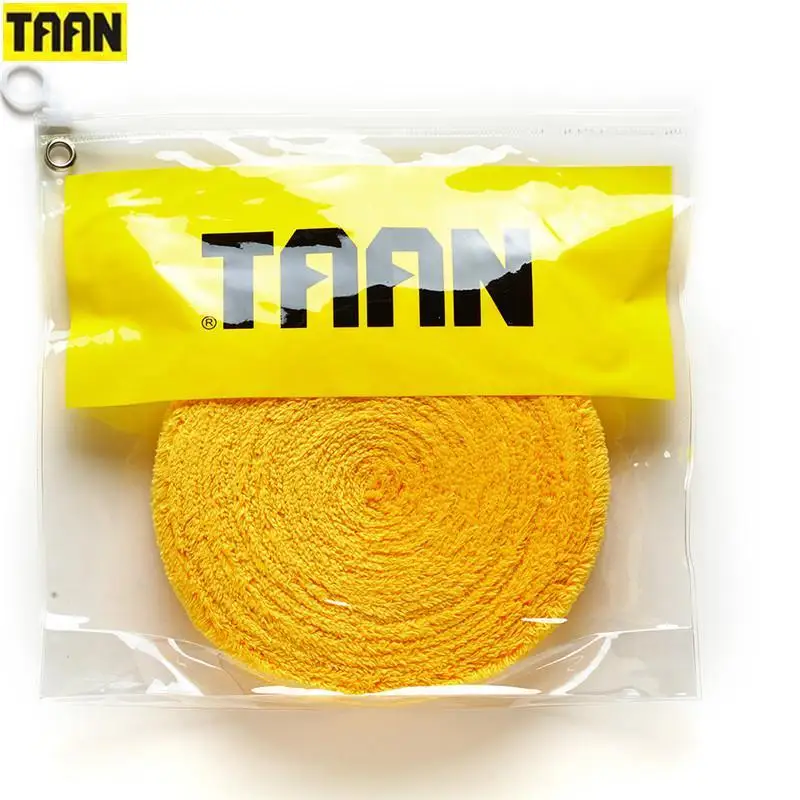 Подлинная TAAN X5 Fiber полотенце Sweatband супер мягкая ручка на ощупь полотенце клейкая ракетка для бадминтона ручной Клей для теннисной ракетки - Цвет: X5 Yellow