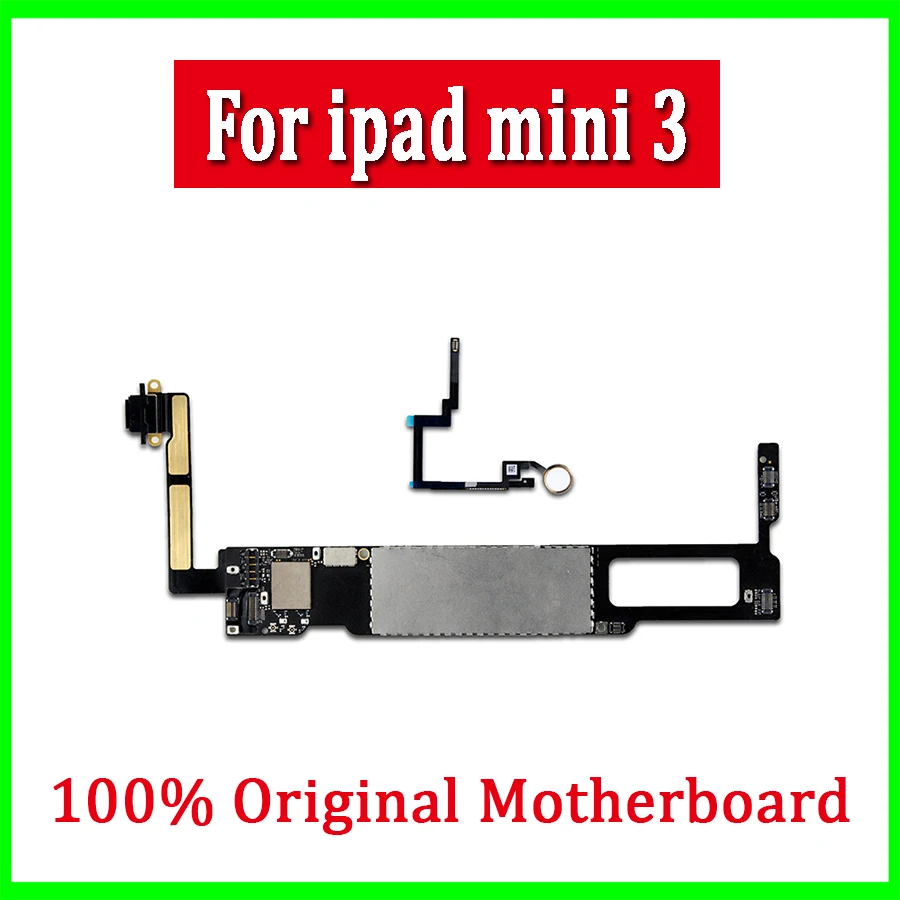 Логическая плата для iPad Mini 3 с сенсорным ID WiFi версия разблокированная материнская
