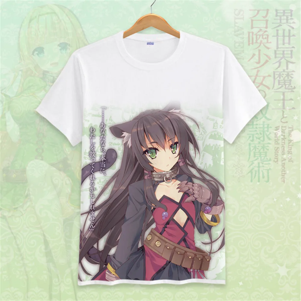 Новая футболка аниме как не вызвать Косплей демона Lord Shera L Greenwood хлопковые топы с