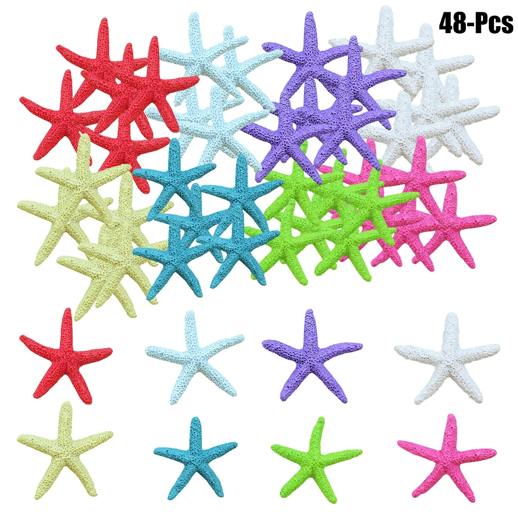 Новое морское украшение искусственные морские звезды из смолы с пятью пальцами